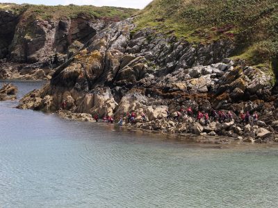 Rock Scrambling north wales uk