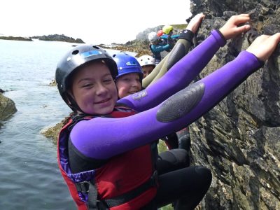 best Coasteering cliff activity in north wales arete