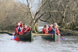 canoeing-lake-padarn north wales