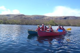 canoeing-lake-padarn-wales uk