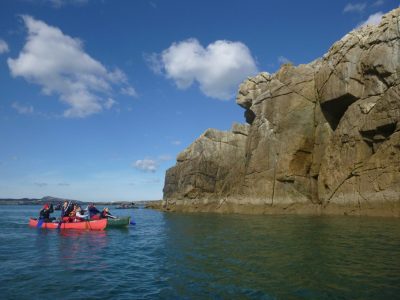 canoeing sea Anglesey wales