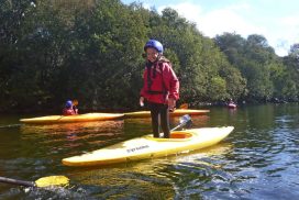 kayak lake Llyn padarn Snowdonia