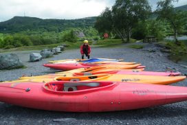 kayak-lake-Llyn-padarn snowdonia