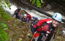 outdoor activity centre swimming and jumping snowdonia
