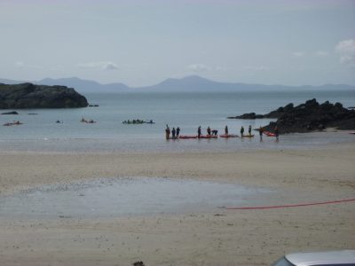 sea-kayaking activity snowdonia
