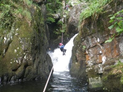 top canyoning activity in Gwynedd uk