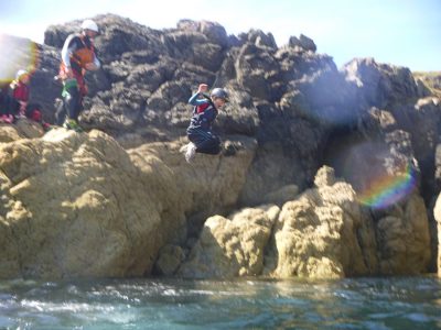 top coasteering cliff jump north wales