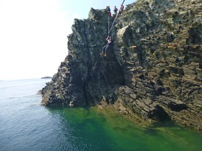 zip-line-coasteering-activity-Midlands